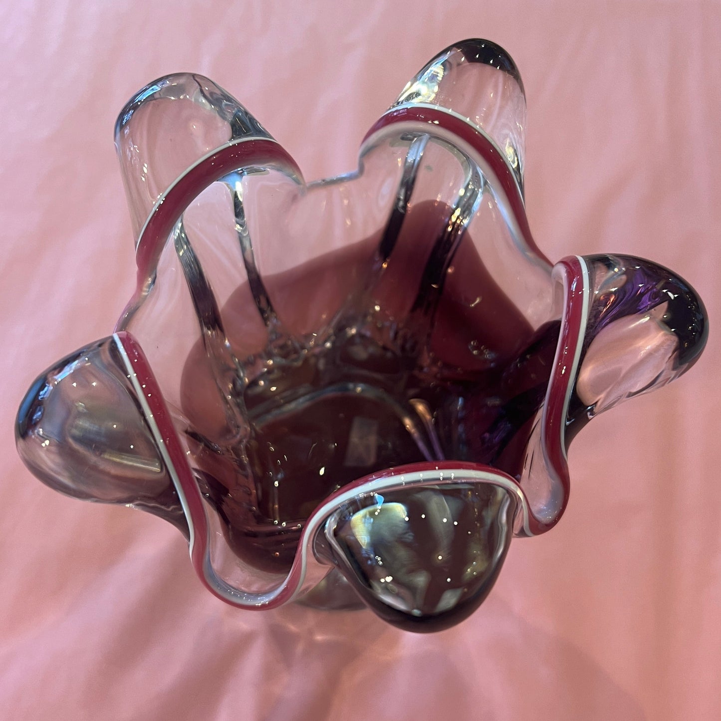 Lilla glass vase